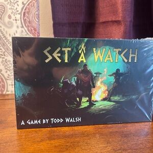 Source Unknown Set A Watch Card Game - Green and Black